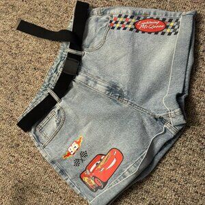 NWOT Lightning McQueen Disney/Pixar, denim shorts